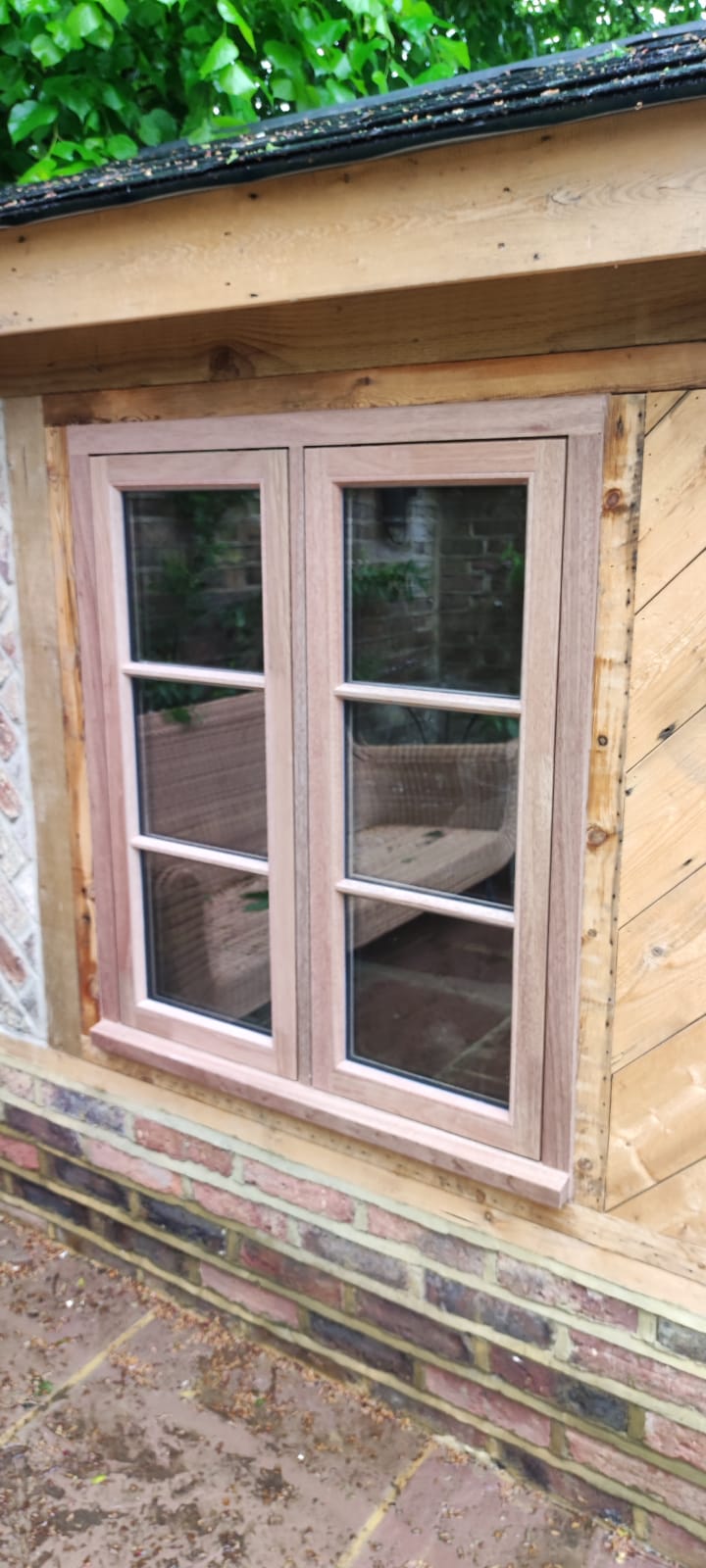 Hardwood Garden Room Timber Casement — Bespoke Outbuilding
